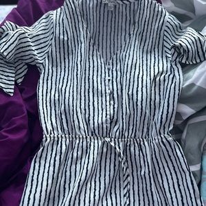 Black And White Stripe Dress